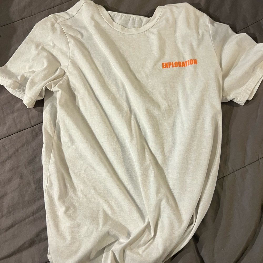 White “Exploration” Tee